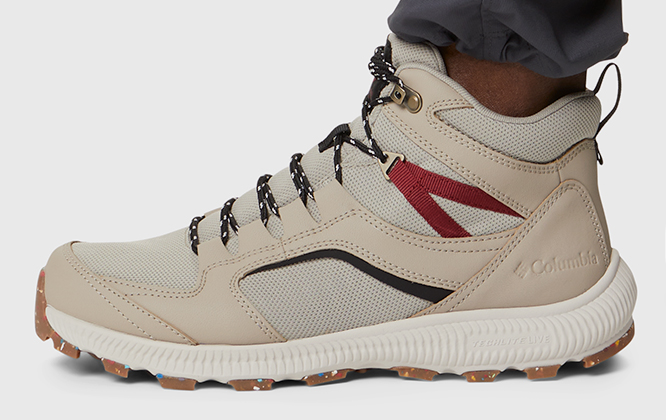 Close up of eco-friendly lightweight cushioning on footwear